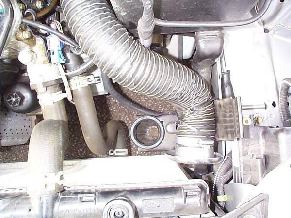 Pipercross Peugeot 206 1.4 8v Airbox between battery and engine