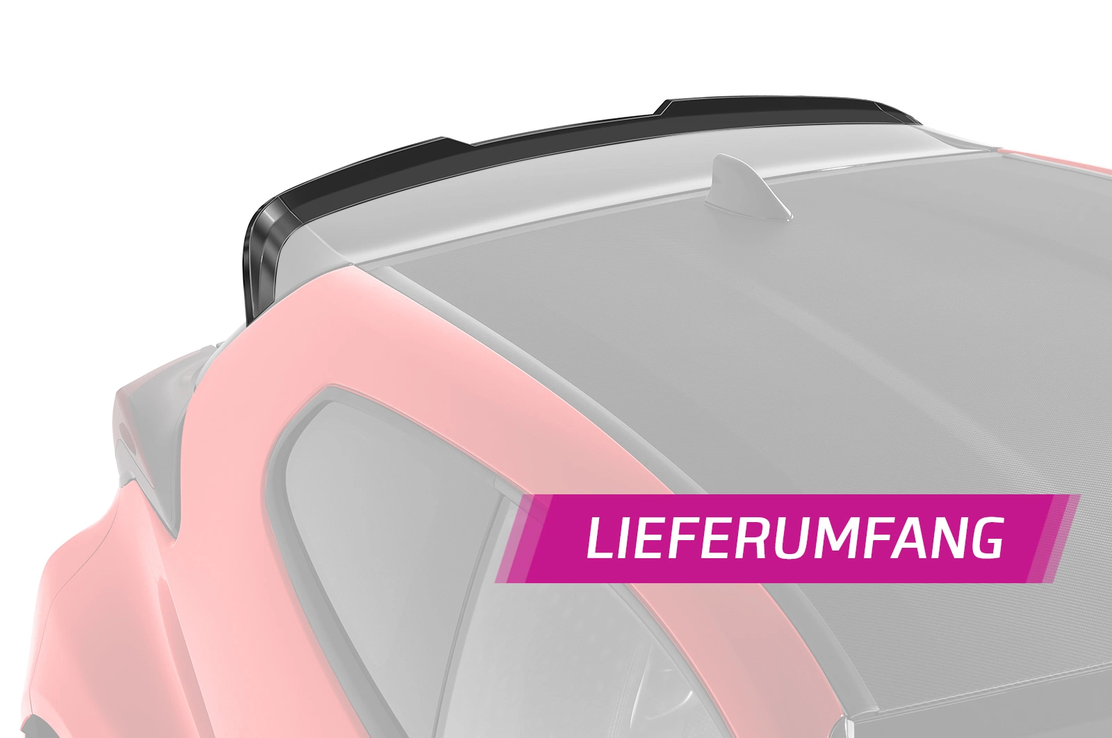 Achterspoiler Toyota GR Yaris (XP21) Glans Zwart – CSR Automotive