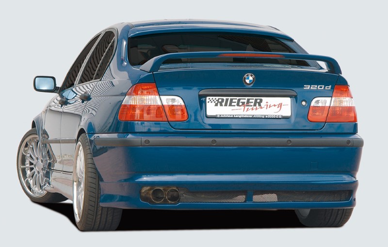 Spoilerzwaard voor Achterbumper Diffusor BMW E46 Sedan vanaf 2002 Rieger