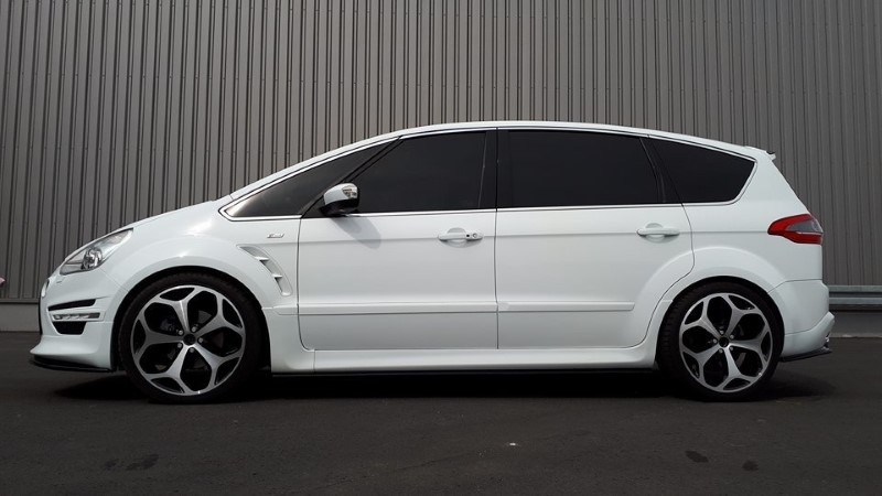 Zijskirts Diffusers Ford S-Max Titanium Mk1 FL Glanzend Zwart