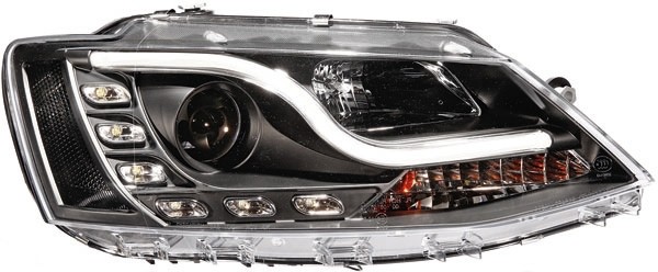 Koplampen VW Jetta DRL Zwart
