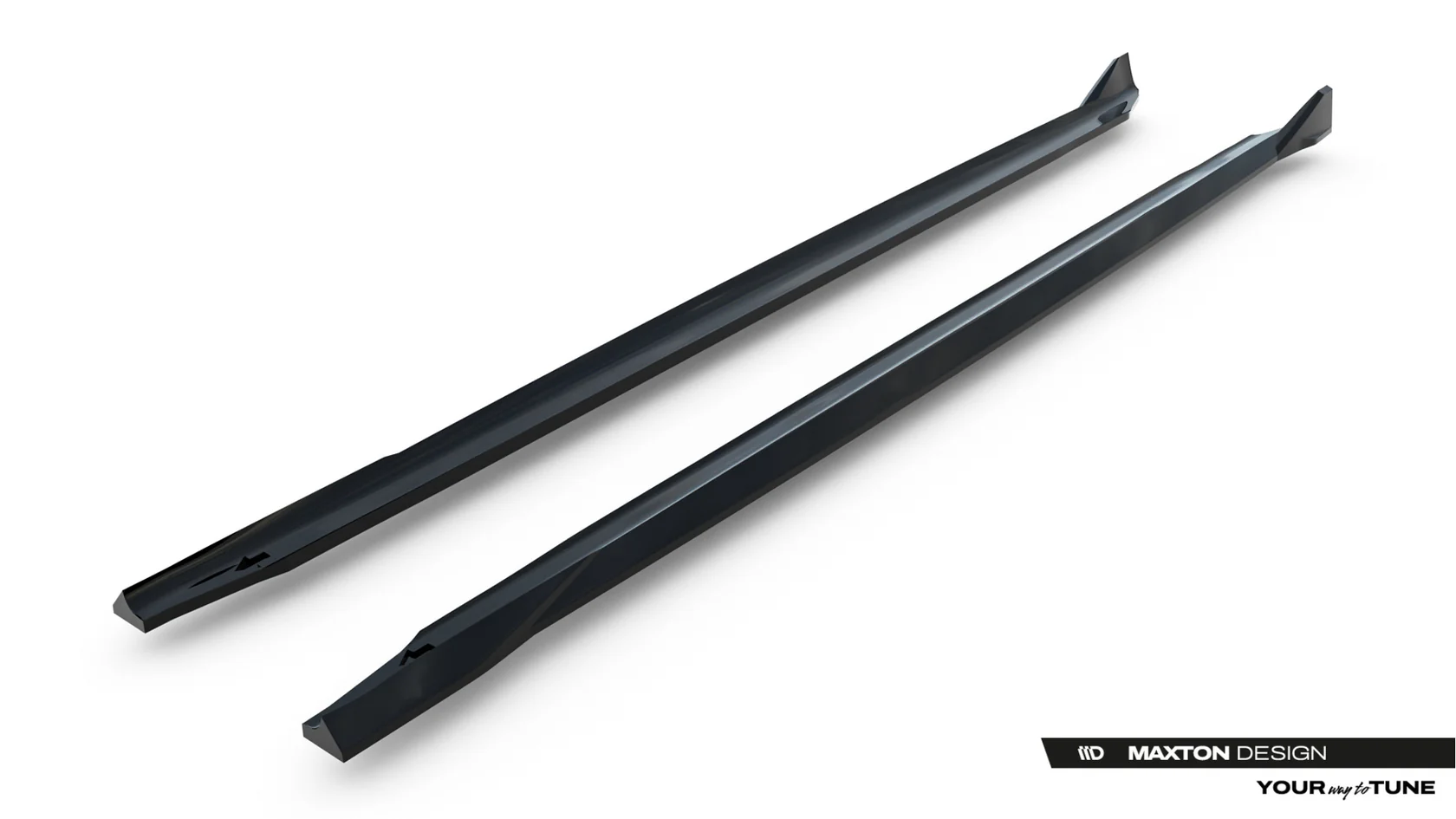Zijskirts BMW M5 F90 Maxton Glans Zwart V.2