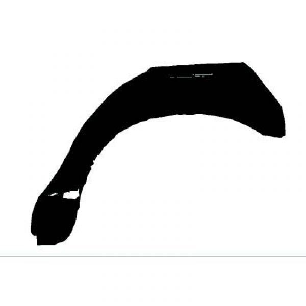 Wielschermrand ACHTER links BMW E34 88-95