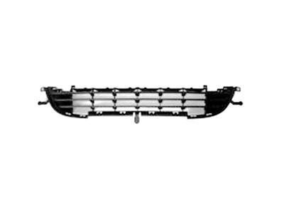 voorbumpergrille, zwart, boven, 09/2009-Peugeot 207, 2006-2012