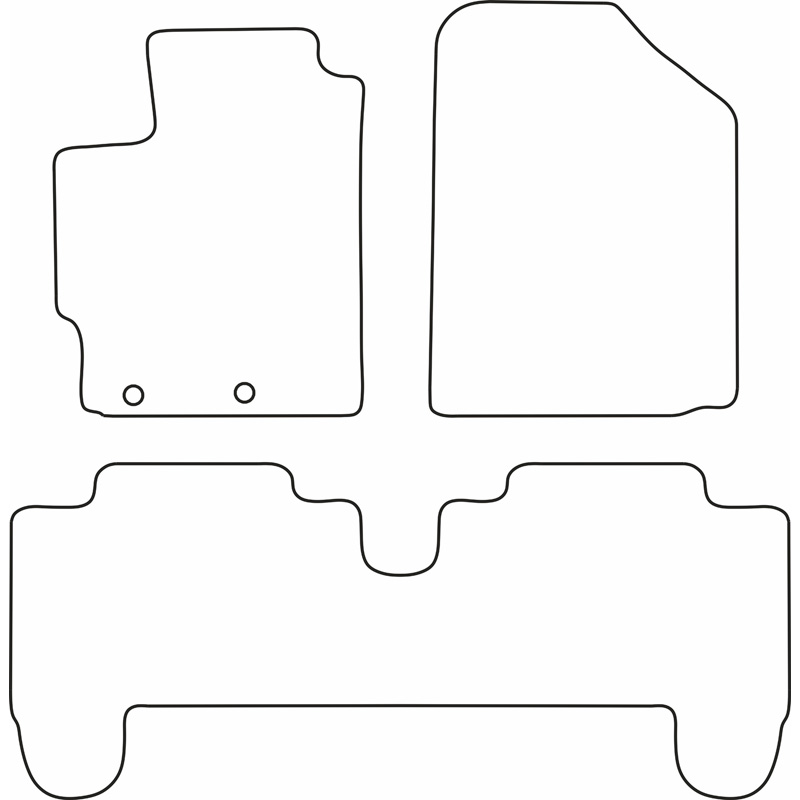Automatten Velours  Toyota Yaris 3/5 deurs 2006-2011