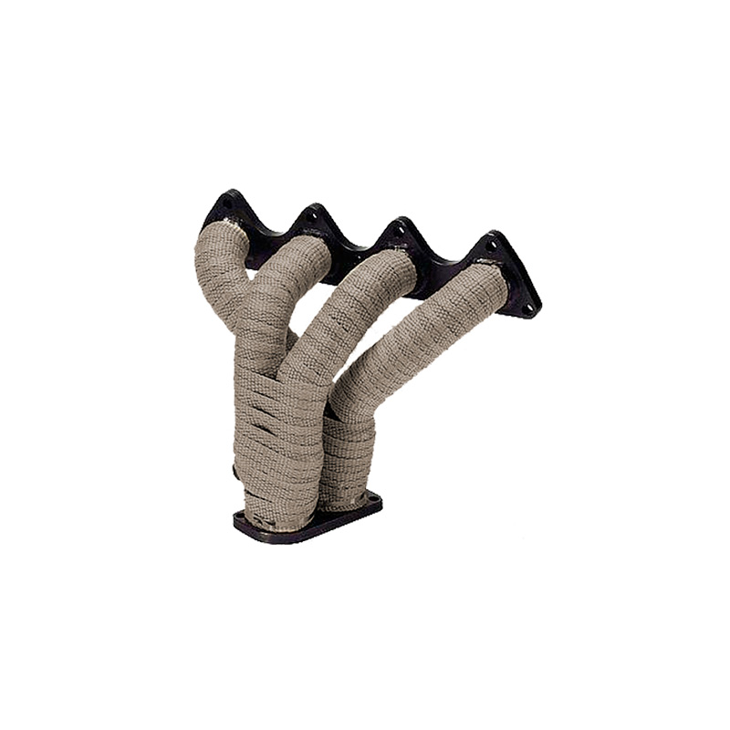 Simoni Racing Warmte-isolerende Uitlaat Wrap Kit 1 - 15m x 5cm + 6 klemmen < 1000°C - Titaniumvezel