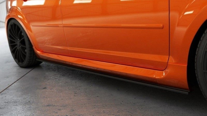 Zijskirts Diffusers Ford Focus ST Mk2 FL Glanzend Zwart