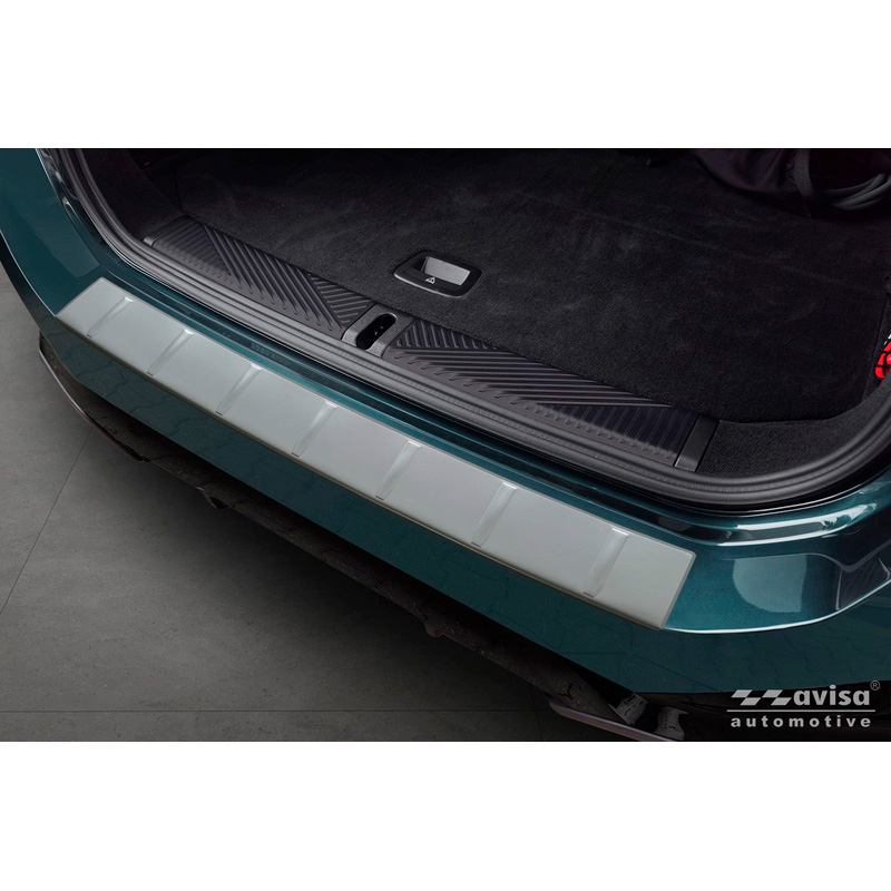 Avisa RVS gepoedercoate Achterbumperprotector  BMW 5 Serie Touring (G61) 2024- incl. M-Sport 'Soft Silver'