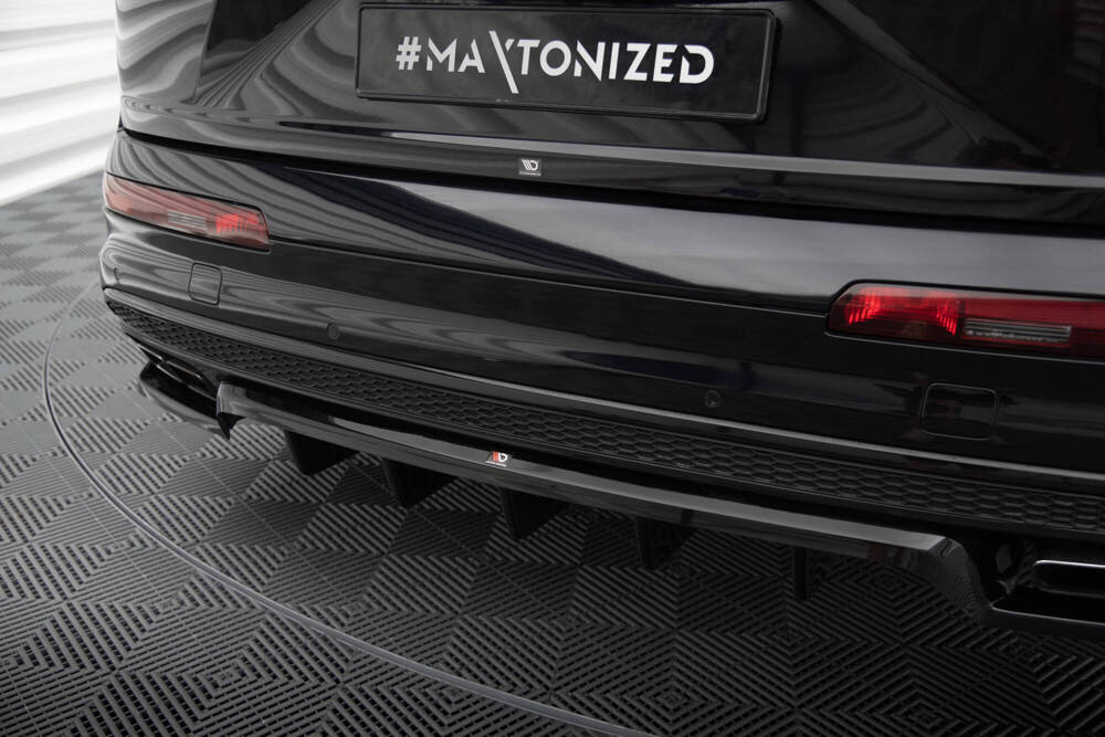 Diffuser Audi SQ7 16-19 Maxton Glanzend Zwart