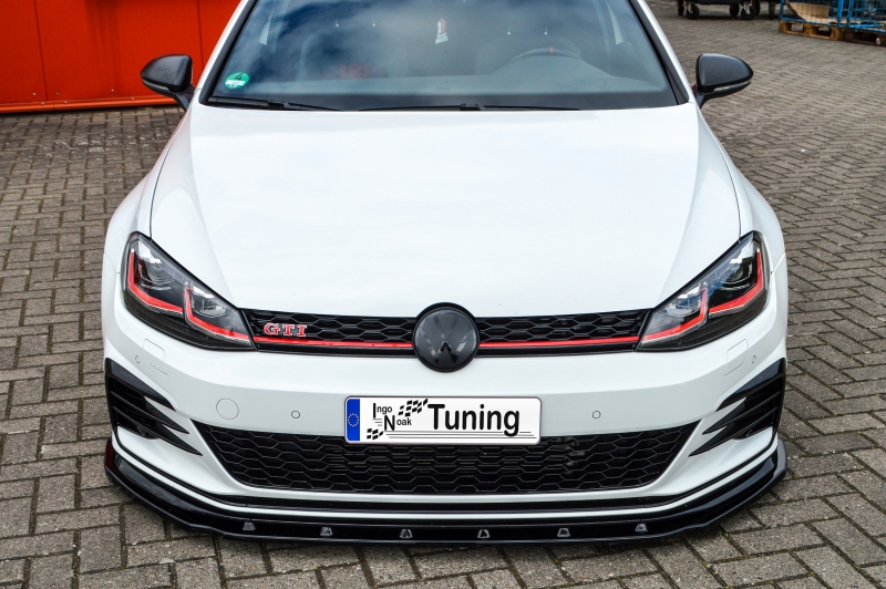 Voorspoiler Volkswagen Golf 7 GTI TCR Glans Zwart
