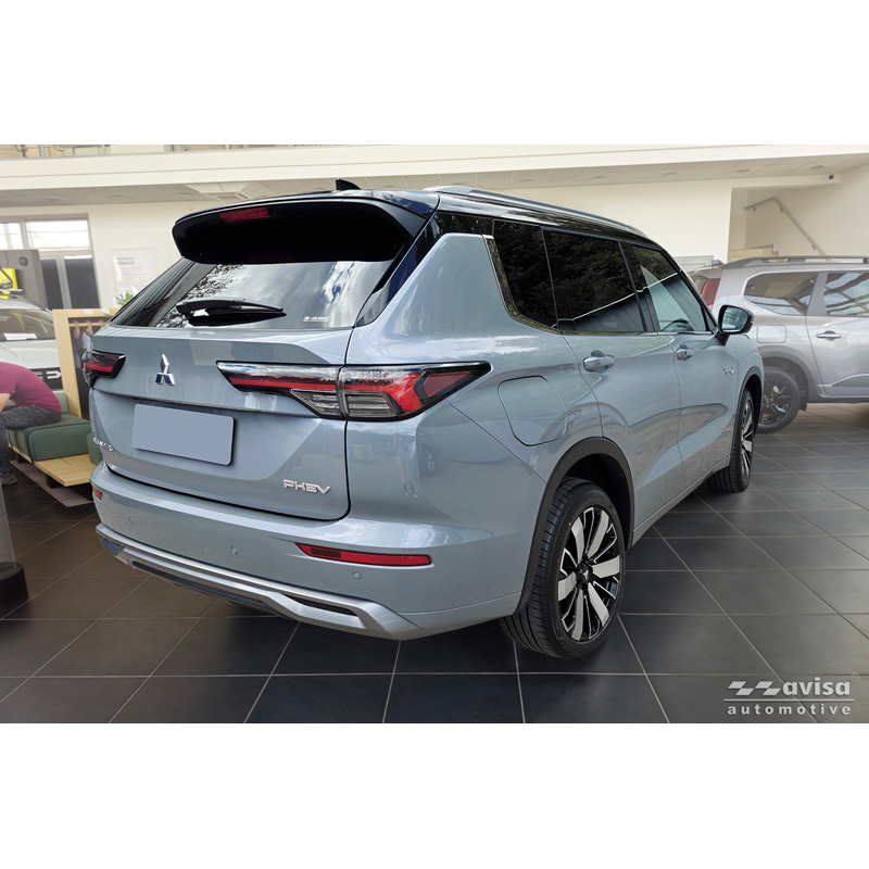 Avisa Zwart RVS Binnenste Achterbumperprotector  Mitsubishi Outlander IV Facelift 2025- 'Ribs'
