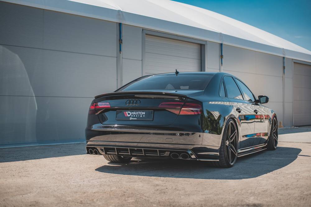 Diffusor Audi S8 D4 FL Maxton Glans Zwart