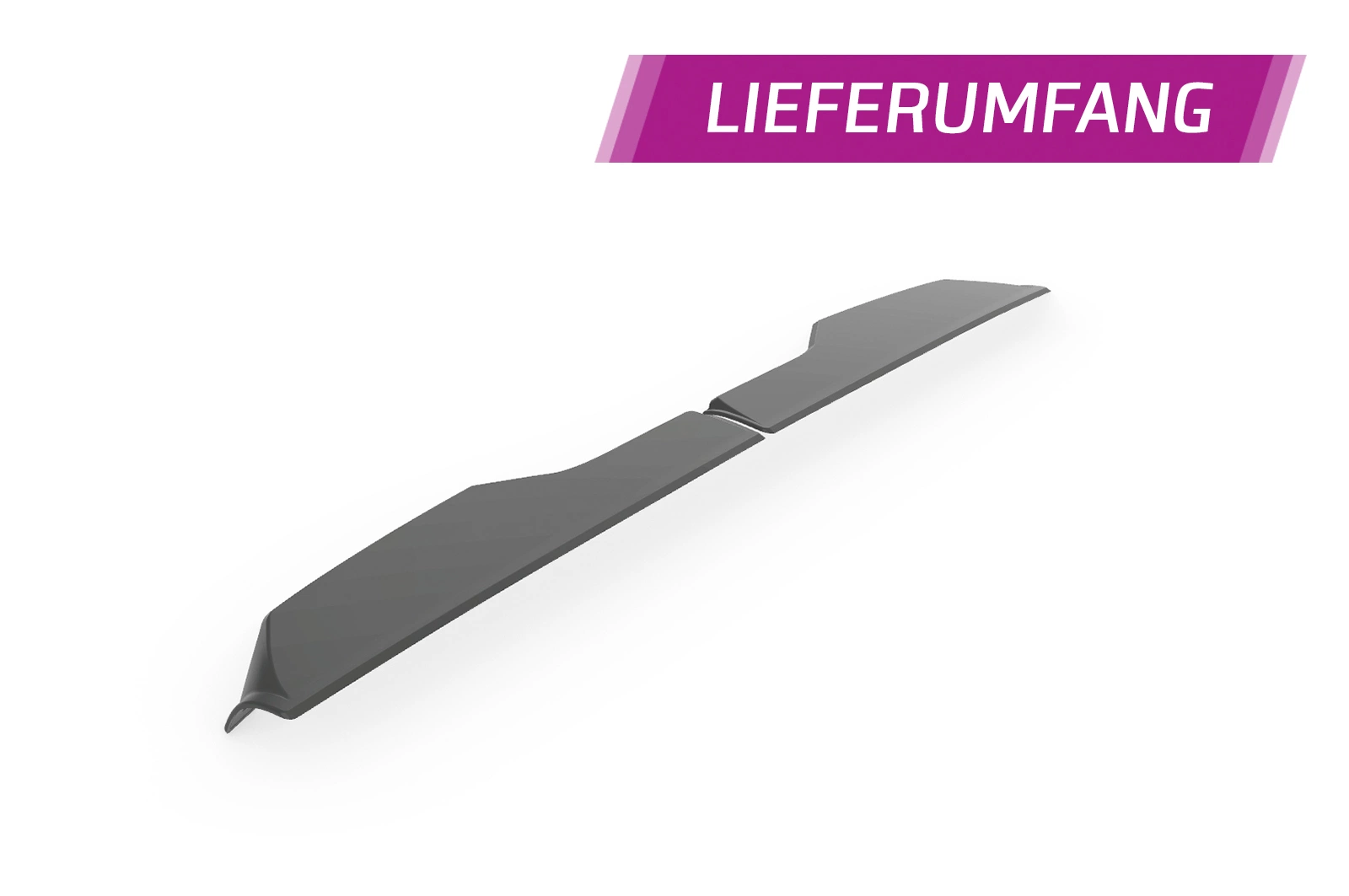 Achterspoiler Ford Transit MK7 glans zwart