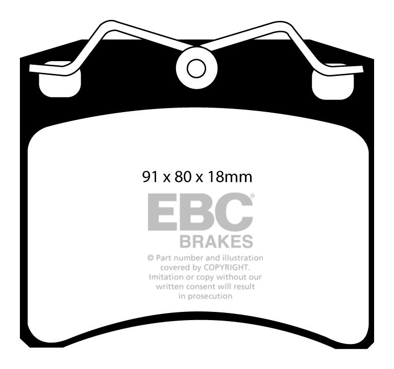 EBC Brakes VW Caravelle 2.8 96-98 Remblokken voorzijde