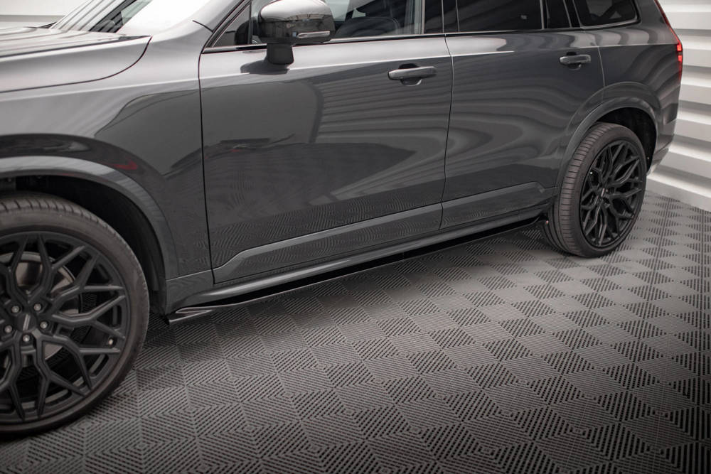 Zijskirts Volvo XC90 R-Design Facelift 2019- Maxton Glans Zwart