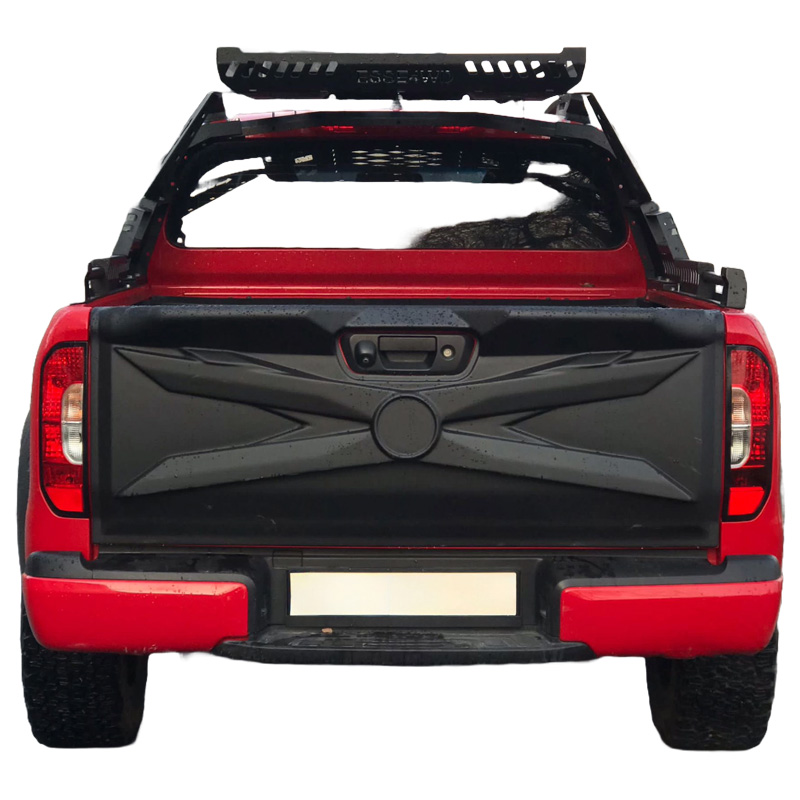 Achterklepcover  Mercedes X-Klasse W470 2017- - Matzwart