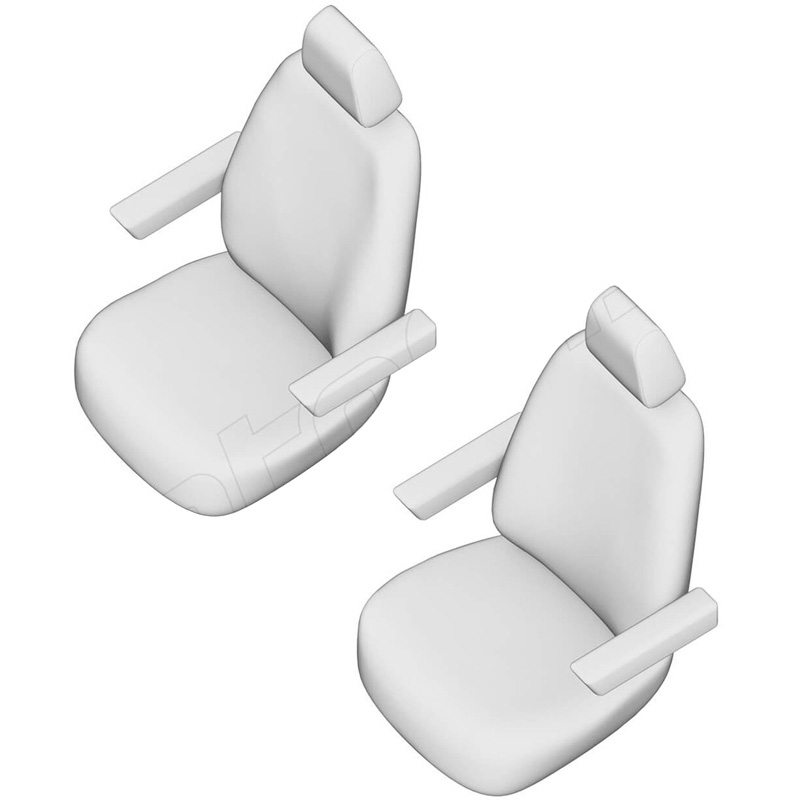 New York Design Kunstleder Stoelhoezenset 1+1  Volkswagen T6 2015-2022