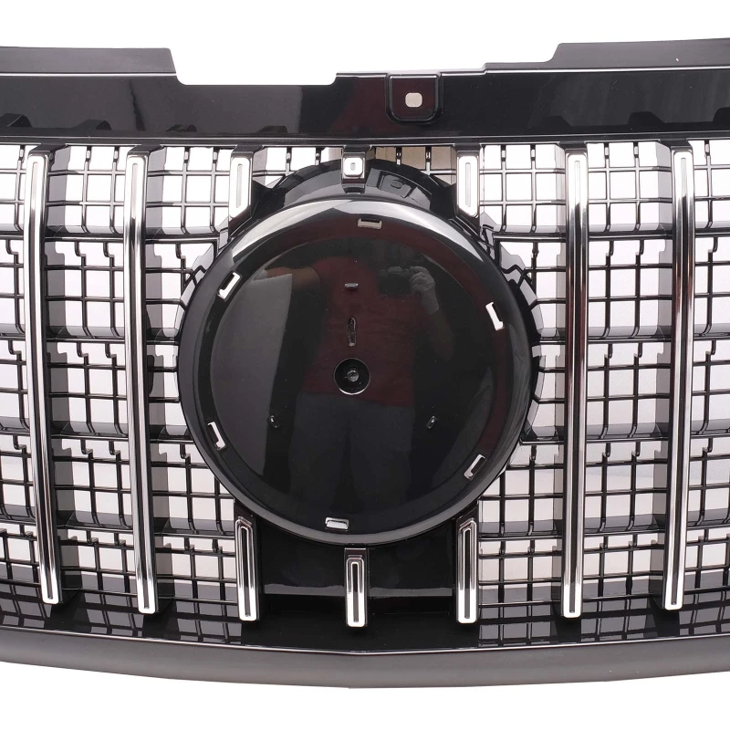 Grill Mercedes Sprinter W907 W910 18- Zwart/Chroom AMG Look Mesh