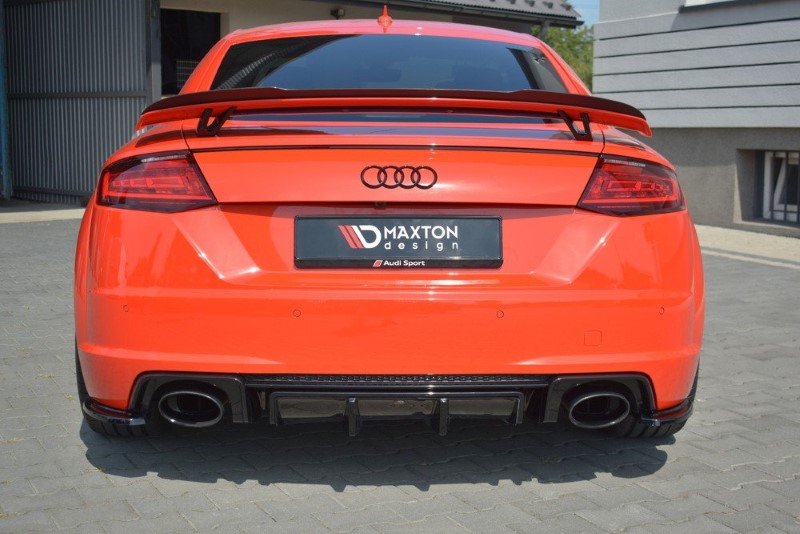 Achter Aanzet Audi TT RS 8S Glanzend Zwart
