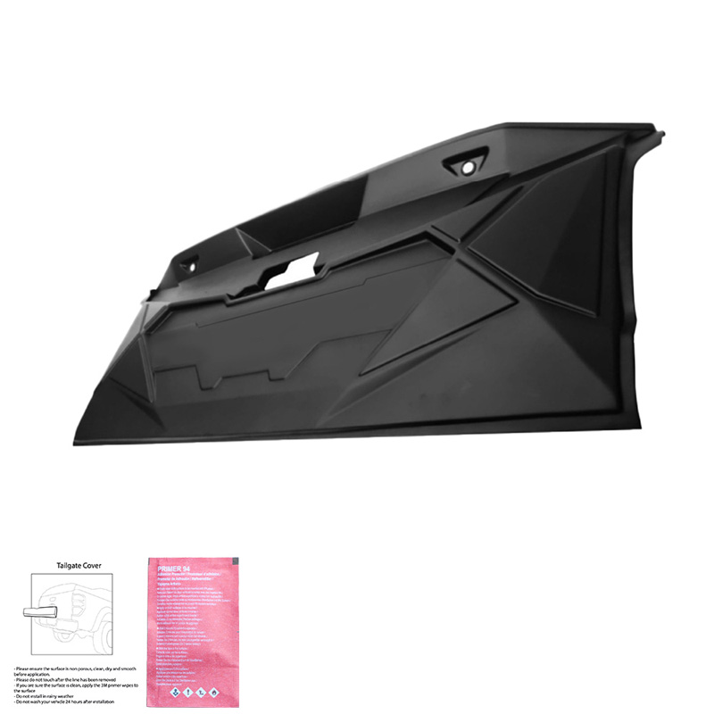 Achterklepcover  Mitsubishi L200 Triton 5/6 2015- - Matzwart