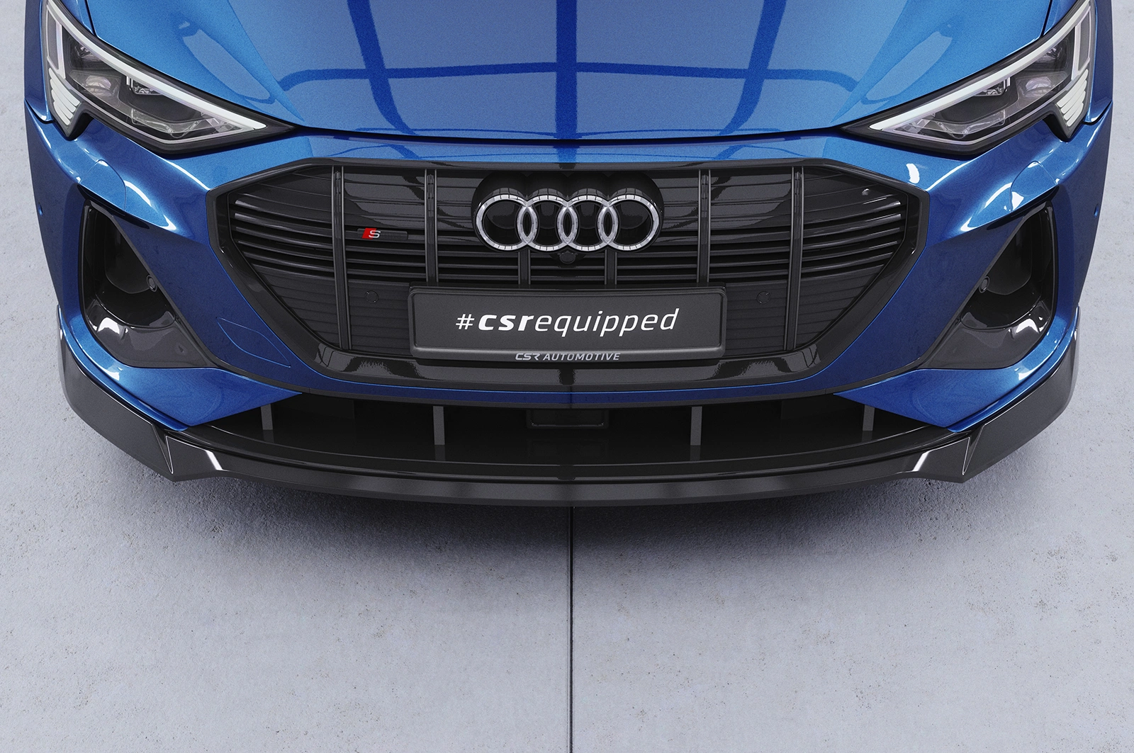 Voorspoiler Audi e-tron GE CSR glans zwart