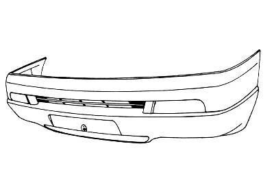 voorbumper, in primer Peugeot 806, 1994-2002