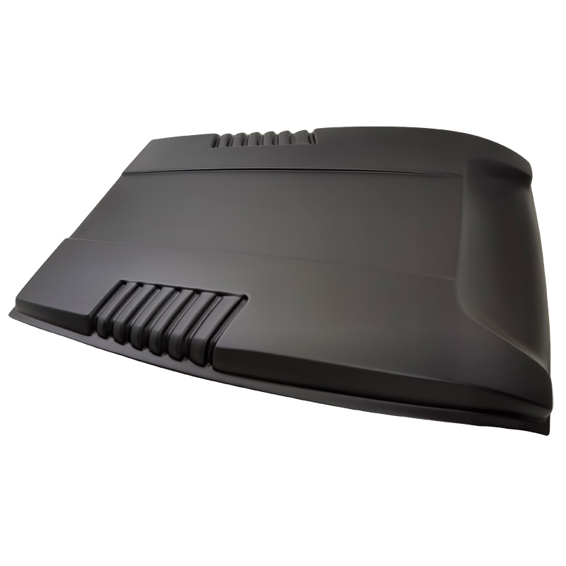 Motorkapluchtinlaat (Scoop)  Ford Ranger T7/T8 2015-2022 - Matzwart