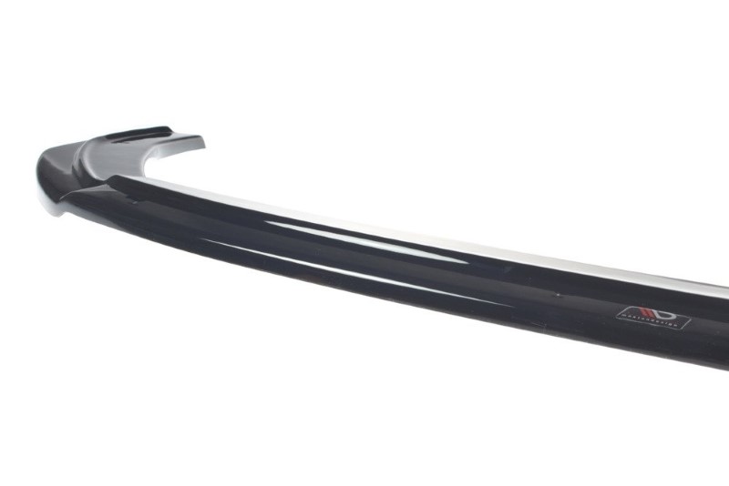 Voorspoiler V.2 Audi RS4 B9 Maxton Glans Zwart