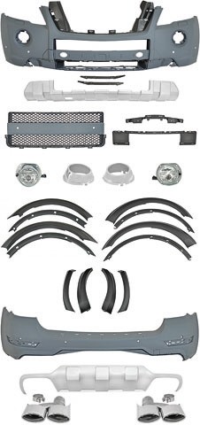 Bodykit Bumper set Mercedes W164 AMG look