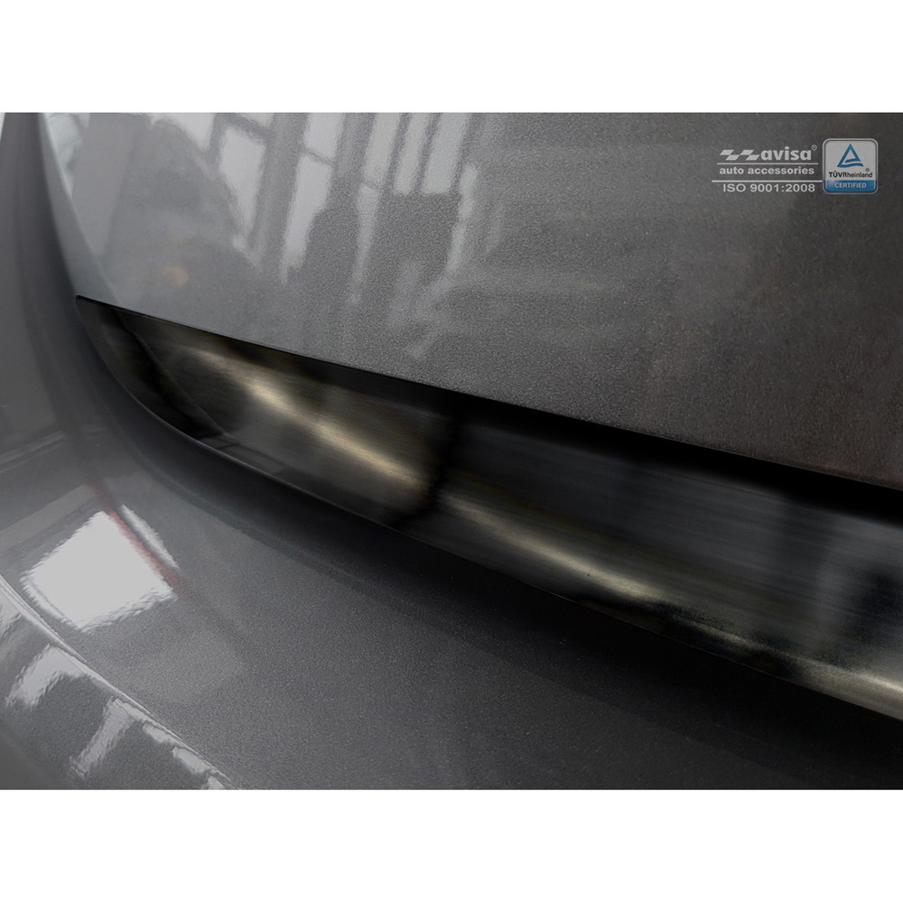 Zwart RVS Kofferbaksierlijst  Nissan Leaf II 2017-