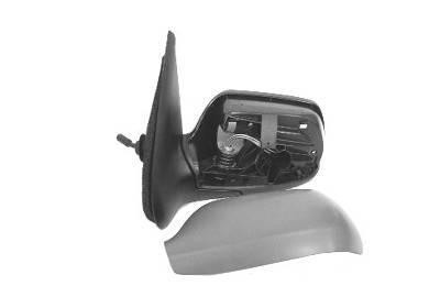 spiegel, bol glas, in primer, rechts Mazda 2, 2003-2007