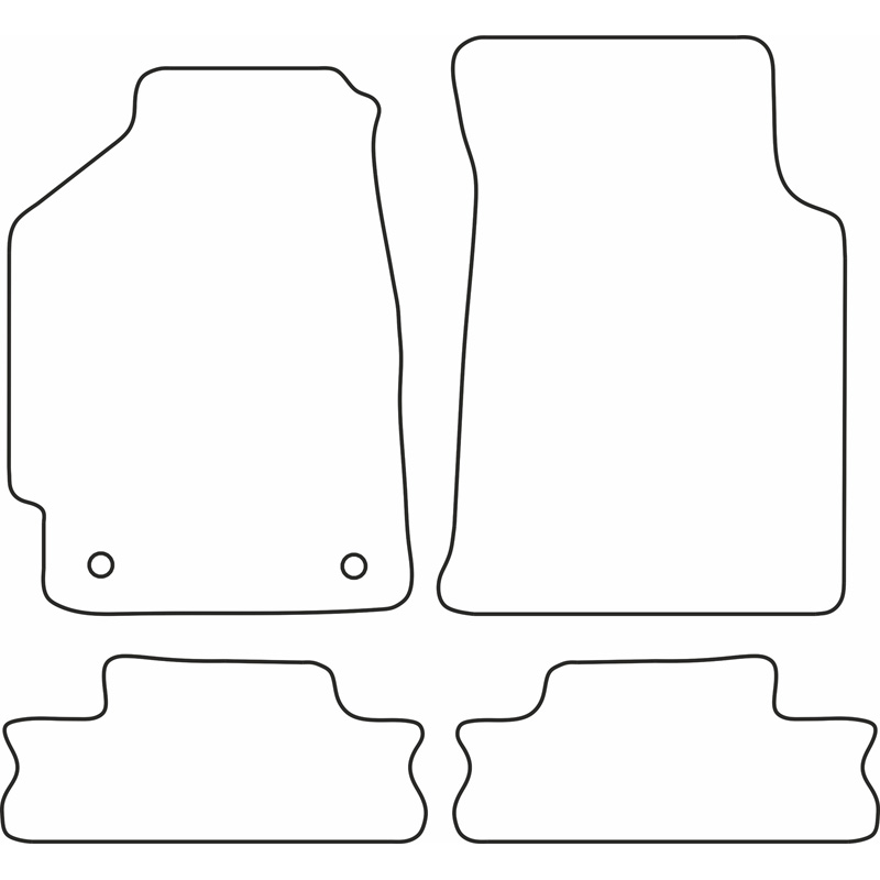Automatten  Honda CRX 1988-1992