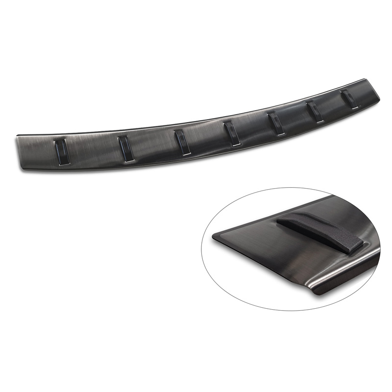Zwart RVS Achterbumperprotector  BMW X5 (G05) M-Sport 2018- 'STRONG EDITION'