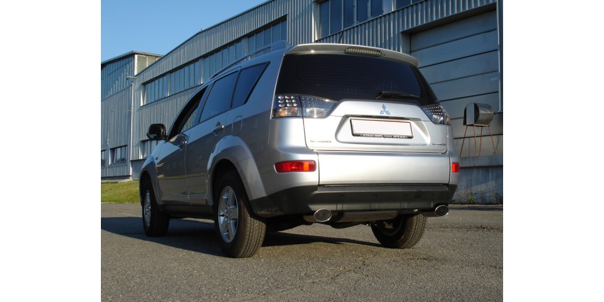Mitsubishi Outlander CWO - Bj. vanaf 06 Einddemper dwars Uitgang