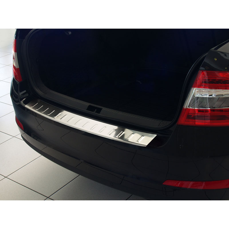 RVS Achterbumperprotector  Skoda Octavia III sedan 2013- 'Ribs'