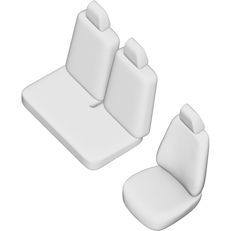 New York Design Kunstleder Stoelhoezenset 2+1  Fiat Doblo 2010-/Opel Combo 2012-2018