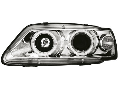 Koplampen Peugeot 306 93-97 Angel Eyes chroom