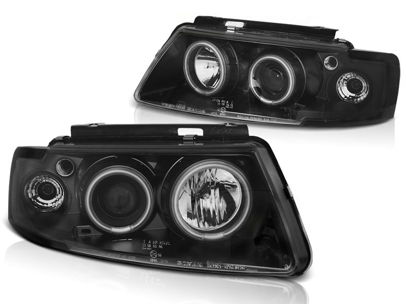 Koplampen VW Passat 3B 96-00 Angel Eyes Ice CCFL