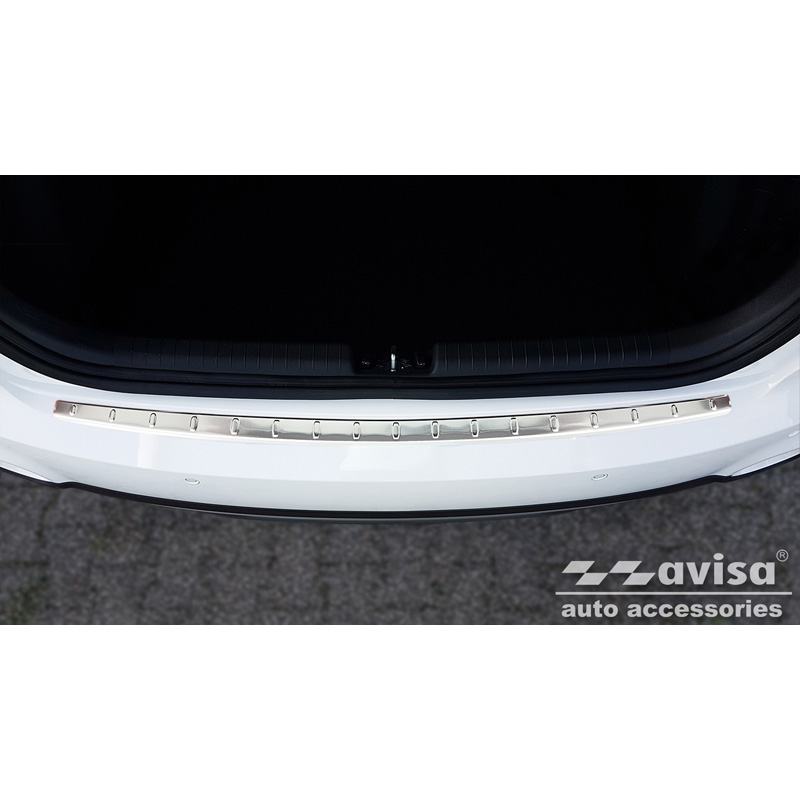 RVS Achterbumperprotector  Hyundai i20 II 5-deurs & Active Crossover FL 2018-2020 - 'Ribs'