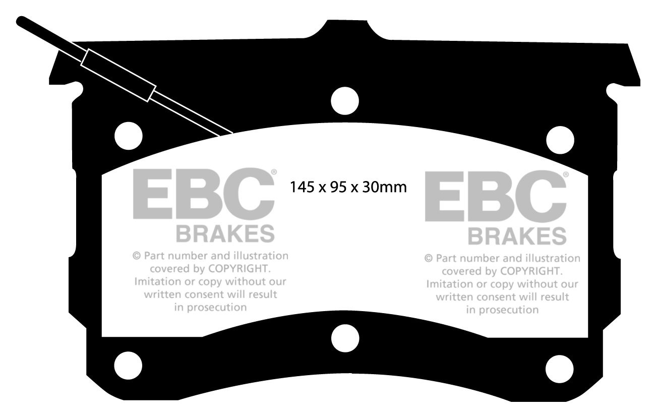 EBC Brakes CITROEN ID 2.1 Sedan 66-75 Remblokken voorzijde