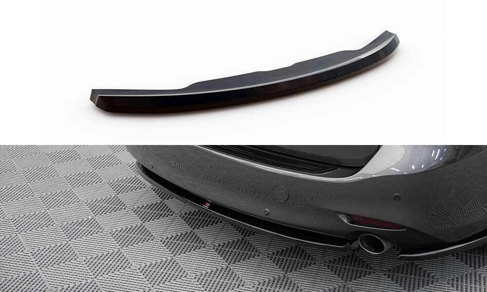 Diffuser Mazda 6 Mk3 FL Maxton Glans Zwart