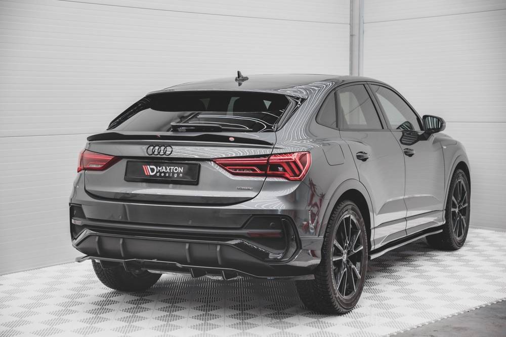 Diffuser AUDI Q3 Sportback S-Line Maxton Glans Zwart