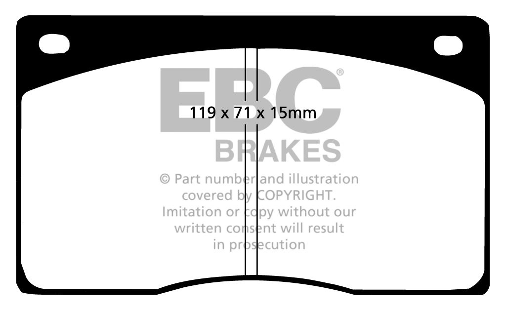 EBC Brakes JAGUAR XJS 5.3 93-94 Remblokken voorzijde