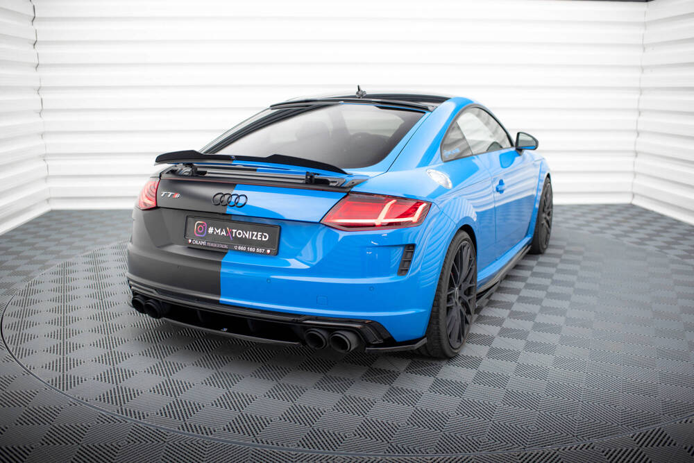 Spoiler Audi TT 8S Maxton Glans Zwart