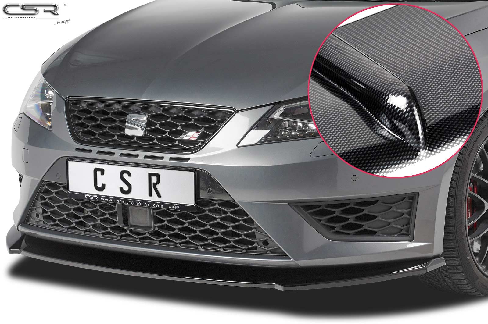 Voorspoiler Seat Leon III 5F Cupra / FR Carbon Look