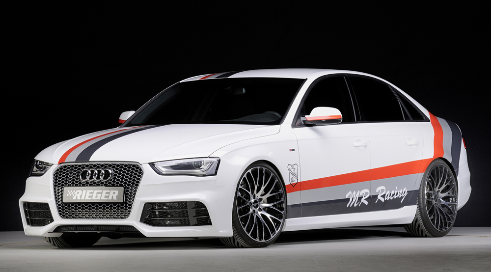 Voorbumper Audi A4/S4 Rieger 2012