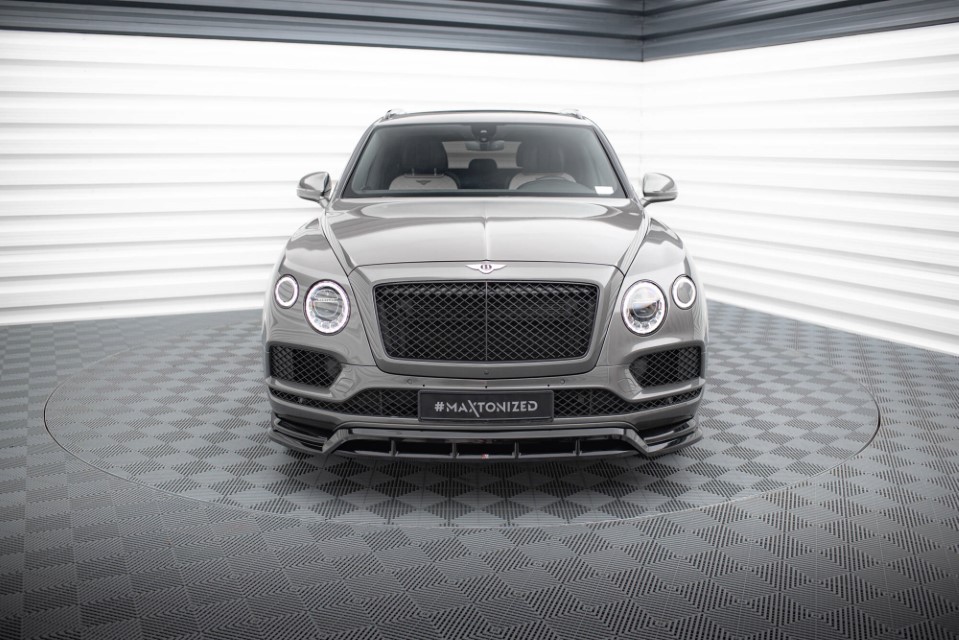 Voorspoiler Bentley Bentayga Glans Zwart Maxton