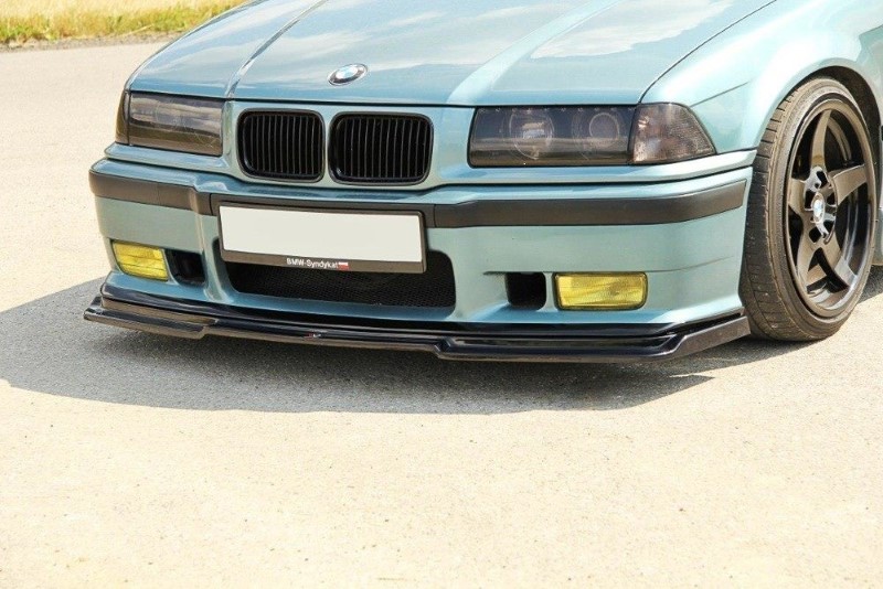 Voorspoiler BMW M3 E36 V.1 Glanzend Zwart