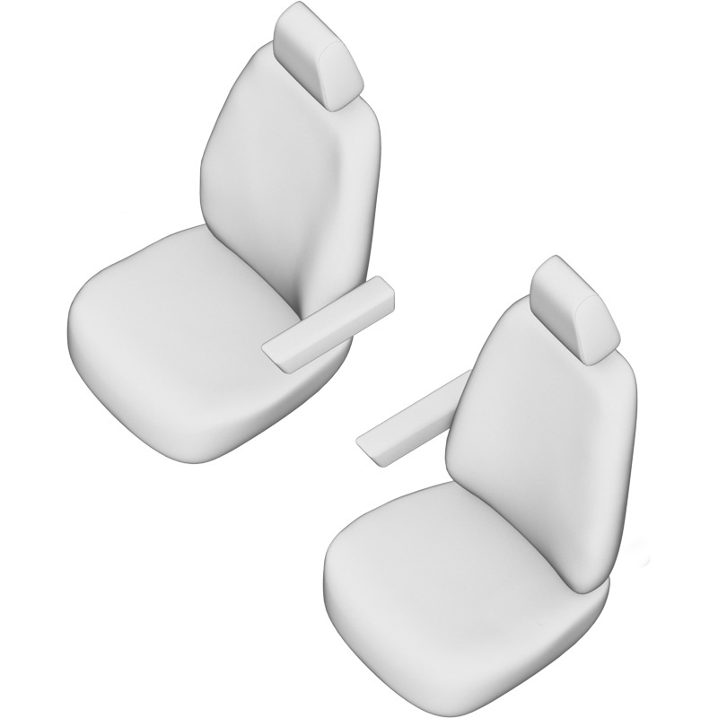 Original Design Stoffen Stoelhoezenset 1+1  Ford Transit 2014-