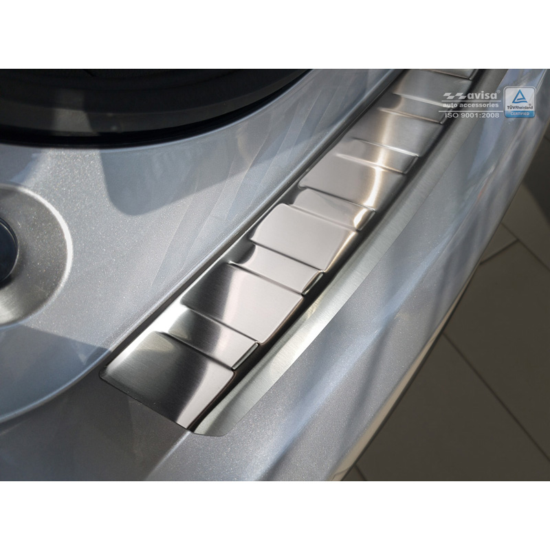 RVS Achterbumperprotector  Honda Civic IX 5-deurs Facelift 2015- 'Ribs'